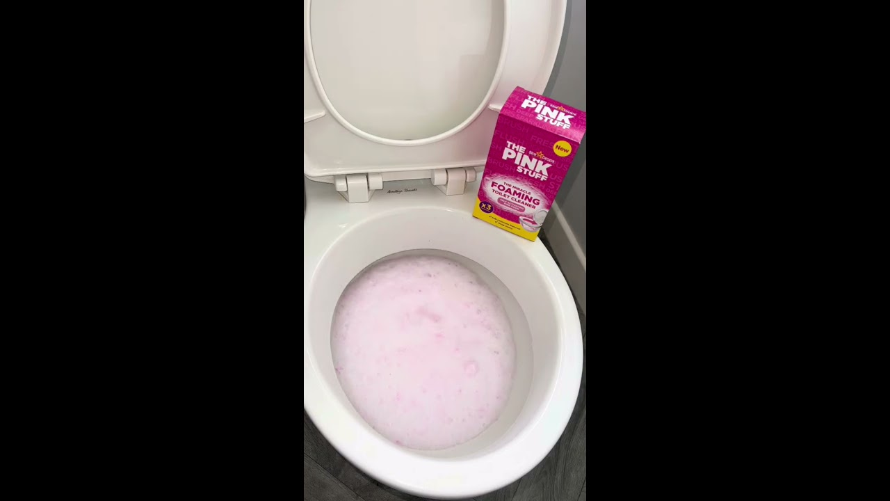 new product 🚨 the pink stuff miracle foaming toilet cleaner 🚽 #asmr  #asmrcleaning #thepinkstuff ad 